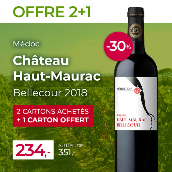 [OFFRE] Château Haut-Maurac 2020 : 1 caisse achetée + 1 magnum offert
