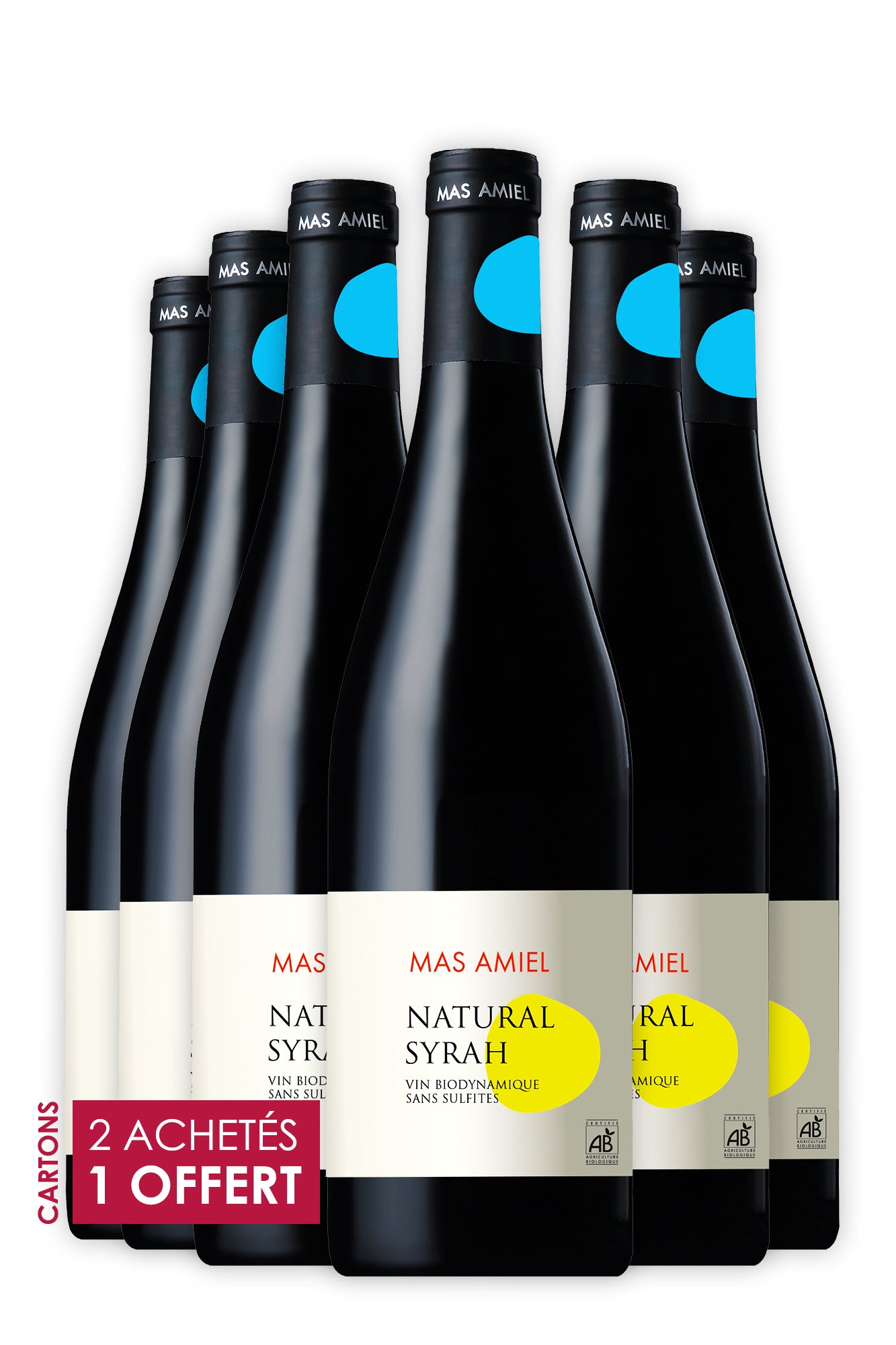 OFFRE 2+1 - Natural Syrah 2020