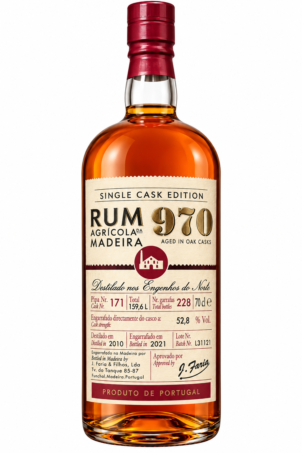 Rhum de Madeire Single Cask